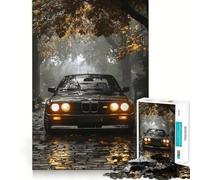 Rompecabezas de 1000 Piezas para Adultos BMW ME en otoño Juego de Ajuste Perfecto,Regalo para ejercitar la Mente,Momento de Juego Relajante,diversión de cumpleaños 38x26cm
