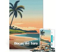 Rompecabezas de 1000 Piezas para Adultos Bocas del Toro,Panamá Diversión con Piezas de Corte preciso,Juego de lógica y Entretenimiento,Escena navideña 38x26cm