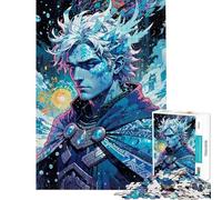 Rompecabezas de 1000 Piezas para Adultos Boreas︰ Frost Prince of The Northern Winds Rompecabezas para Adultos Juguetes DIY Desafío difícil Difícil y desafiante (tamaño 50x75cm)
