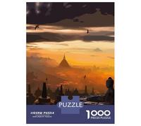 Rompecabezas De 1000 Piezas para Adultos Borobudur Temple Rompecabezas para Adultos Juguetes Antiestrés para La Diversión Familiar Regalos De Cumpleaños Y Únicos 70x50cm/1000pcs