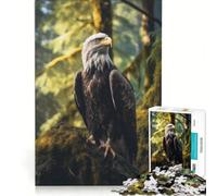 Rompecabezas de 1000 Piezas para Adultos: Bosque de Águilas, Juego Educativo, Entrena tu Cerebro y Tus Manos, Mejora el Amor Entre Parejas 38x52cm
