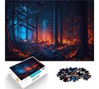 Rompecabezas de 1000 Piezas para Adultos Bosque mágico de fantasía Juguete Educativo Intelectual descompresor Obra de Arte 75x50cm