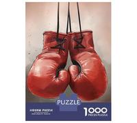 Rompecabezas De 1000 Piezas para Adultos Boxing Gloves Rompecabezas para Adultos Juego Práctico Decoración De Pared Gran Regalo para Los Amantes De Los Juegos 38x26cm/1000pcs