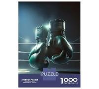 Rompecabezas De 1000 Piezas para Adultos Boxing Gloves Rompecabezas para Adultos Juegos De Relajación Regalo De Cumpleaños Interacción Entre Padres E Hijos 38x26cm/1000pcs