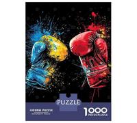 Rompecabezas De 1000 Piezas para Adultos Boxing Gloves Rompecabezas para Adultos Juguetes Antiestrés Corte De Precisión Actividades Divertidas En Casa 38x26cm/1000pcs