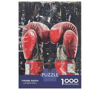 Rompecabezas De 1000 Piezas para Adultos Boxing Gloves Wall Art Rompecabezas para Adultos Juguete Decoración De Pared Desafío Difícil Diversión Actividades En Casa, 38x26cm/1000pcs