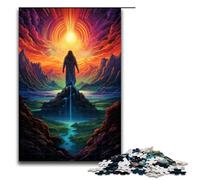 Rompecabezas de 1000 Piezas para Adultos Brasil Jesús Salvador Juego de Rompecabezas decoración Adolescentes a Partir de 14 años 75 x 50 cm