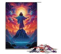 Rompecabezas de 1000 Piezas para Adultos Brasil Jesús Salvador Regalo de cumpleaños para Adolescentes a Partir de 14 años 1000 Piezas (38 x 26 cm)