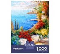 Rompecabezas De 1000 Piezas para Adultos Bright Day by The Sea Rompecabezas para Adolescentes Juegos Familiares Difícil Difícil Interacción Entre Padres E Hijos 38x26cm/1000pcs