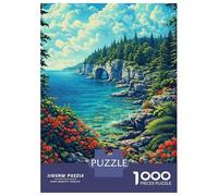 Rompecabezas De 1000 Piezas para Adultos Bruce Peninsula National Park Rompecabezas para Adultos Juegos Relajantes Pero Divertidos Y Humorísticos Desafiante De Completar 52x38cm/1000pcs