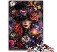 Rompecabezas de 1000 Piezas para Adultos, Bruja misteriosa, Juguetes educativos, decoración única para el hogar y Regalos para Mayores de 14 años, 50x75cm