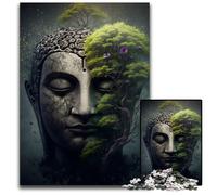 Rompecabezas de 1000 Piezas para Adultos, Buda en la Naturaleza, de cartón, Ideal para Adolescentes, Ideal para Jugar en Familia, estimular el Cerebro, 26x38cm