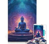 Rompecabezas de 1000 Piezas para Adultos: Buda, Juego Imposible, Ideal para Pasar el Tiempo en casa, Regalo de cumpleaños o de Viaje, 38x26cm