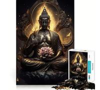 Rompecabezas de 1000 Piezas para Adultos,Buda V,articulación Fina,Divertido Juego Mental,Regalo de Entretenimiento navideño (50x75cm)