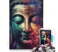 Rompecabezas de 1000 Piezas para Adultos Buda Zen Juego práctico para ejercitar la Mente y Las Manos Cada Pieza es única 38x26cm