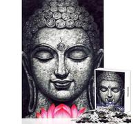 Rompecabezas de 1000 Piezas para Adultos Buda Zen Yoga Estudio Arte Juegos relajantes Divertidos y con Humor Decoración de Pared Un Reto para completar (38x52cm)