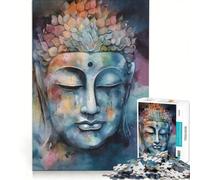 Rompecabezas de 1000 Piezas para Adultos Budas místicos Juego Imposible Actividades Divertidas para Hacer en casa Ideal para Decorar el Escritorio 50x75cm