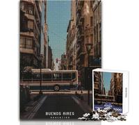 Rompecabezas de 1000 Piezas para Adultos, Buenos Aires, Juegos Familiares, Actividades Familiares, Regalo de cumpleaños, tamaño 38x26cm
