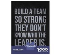 Rompecabezas De 1000 Piezas para Adultos Build A Strong Team Leader Rompecabezas para Adultos Juego De Ingenio Pero Divertido Y Humorístico 70x50cm/1000pcs