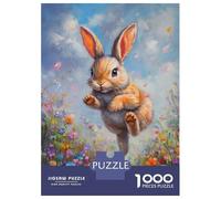 Rompecabezas De 1000 Piezas para Adultos Bunny in Bloom-8 Rompecabezas para Adultos Juego Práctico Decoración del Hogar Difícil Y Desafiante 38x26cm/1000pcs