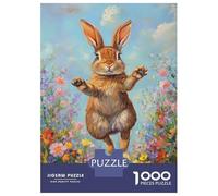 Rompecabezas De 1000 Piezas para Adultos Bunny in Bloom Rompecabezas para Adultos Juegos Divertidos Una Obra De Arte Oferta como Regalos para Toda La Familia 38x26cm/1000pcs