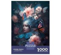Rompecabezas De 1000 Piezas para Adultos Butterfly Darling Rompecabezas De Juguete Decoración De Pared Una Obra De Arte Cumpleaños Y Navidad 52x38cm/1000pcs