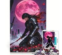 Rompecabezas de 1000 Piezas para Adultos: Caballero de la Luna de Sangre, Juego de ingenio, dificultad Alta, para Fortalecer el Amor en Pareja 38x26cm
