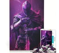Rompecabezas de 1000 Piezas para Adultos Caballero Mágico Juguete Educativo Ideal para Relajarse intelectualmente un Gran Regalo para los Amantes de los Videojuegos 38x52cm