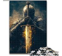 Rompecabezas de 1000 Piezas para Adultos,Caballero Misterioso,Rompecabezas de 1000 Piezas,desafiante Rompecabezas para Adolescentes,diversión Familiar,Regalo de decoración del hogar DIY,50x75cm