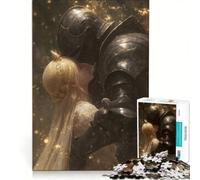 Rompecabezas de 1000 Piezas para Adultos Caballero y Princesa se abrazan Juegos educativos, decoración para el hogar, colección de Artistas, Bellas Artes 50x75cm