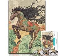 Rompecabezas de 1000 Piezas para Adultos Caballo mágico para Adolescentes Juguetes educativos Juegos Familiares Regalo de cumpleaños 75x50cm
