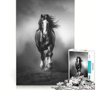 Rompecabezas de 1000 Piezas para Adultos Caballos en Libertad Juego Interactivo para Padres e Hijos Toda la Familia 38x52cm