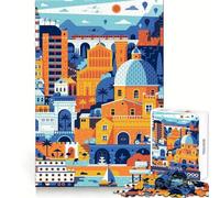 Rompecabezas de 1000 Piezas para Adultos Cagliari,Cerdeña Ideal para ejercitar la lógica,Relajarse y armar con Seguridad Un Regalo Encantador (38x26cm)