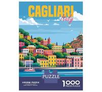 Rompecabezas De 1000 Piezas para Adultos Cagliari Italy Rompecabezas Antiestrés Juguetes Difíciles Cumpleaños Y Navidad 70x50cm/1000pcs