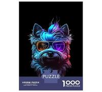 Rompecabezas De 1000 Piezas para Adultos Cairn Terrier Rompecabezas para Adultos Juegos Relajantes para La Diversión Familiar Interacción Entre Padres E Hijos 38x26cm/1000pcs