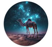 Rompecabezas de 1000 Piezas para Adultos, Camello de la Noche Estrellada, Rompecabezas difíciles para Adultos, interacción Familiar y desafío Mental, desafío de Actividad Familiar (67,5 x 67,5 cm)