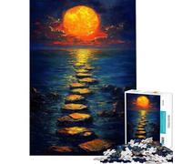 Rompecabezas de 1000 Piezas para Adultos Camino al Sol Rompecabezas para Adultos Juegos relajantes Vacaciones en casa Matar el Tiempo Un Reto para completar (Tamaño 38x26cm)