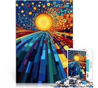 Rompecabezas de 1000 Piezas para Adultos Camino Original al Espacio Juego práctico Cada Pieza es única: un desafiante y Divertido Juego Familiar 75x50cm