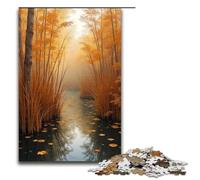 Rompecabezas de 1000 Piezas para Adultos Cañas en otoño Rompecabezas de Madera Juego desafiante 1000 Piezas (75 x 50 cm)