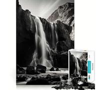 Rompecabezas de 1000 Piezas para Adultos Cañón,Cascada,Corte preciso,Juego Divertido para desarrollar la Capacidad de razonamiento,Ocio,Actividad de cumpleaños (38x26cm)