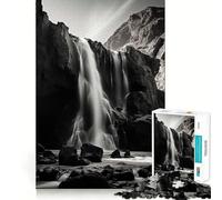 Rompecabezas de 1000 Piezas para Adultos Cañón,Cascada,Decoración,Juguete para ejercitar la Mente,Diversión Casual, (38x52cm)