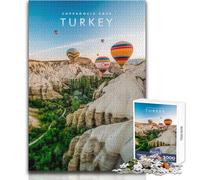 Rompecabezas de 1000 Piezas para Adultos, Capadocia, Turquía, Juegos Familiares, Actividades Familiares, Regalo de cumpleaños, tamaño 50x75cm
