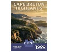Rompecabezas De 1000 Piezas para Adultos Cape Breton Highlands National Park Rompecabezas para Adultos Juguetes Antiestrés para La Diversión Familiar Regalos De Cumpleaños Y Únicos 70x50cm/1000pcs