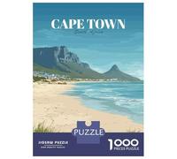 Rompecabezas De 1000 Piezas para Adultos Cape Town South Africa Travel Rompecabezas para Adultos Juego De Ingenio Corte De Precisión Desafiante De Completar 70x50cm/1000pcs