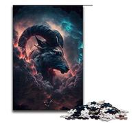Rompecabezas de 1000 Piezas para Adultos Capricornio ambicioso para Juego Educativo desafío Juguete Obra de Arte Regalo 75 x 50 cm