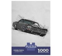 Rompecabezas De 1000 Piezas para Adultos Cars Vintage Rompecabezas para Adultos Juego Práctico Decoración De Pared Regalos para Amigos Y Familiares 70x50cm/1000pcs