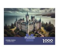Rompecabezas De 1000 Piezas para Adultos Castle on The Waterfront Rompecabezas Juegos Familiares Difícil Difícil Cumpleaños Y Navidad 70x50cm/1000pcs