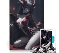 Rompecabezas de 1000 Piezas para Adultos: Cazadora de Demonios, Juego Familiar, Montaje de Patrones, cumpleaños y Navidad 38x26cm