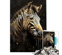 Rompecabezas de 1000 Piezas para Adultos Cebras Seres místicos Un Reto para completar Pero Divertido y entretenido Juegos relajantes para Mayores de 14 años 50x75cm