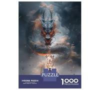 Rompecabezas De 1000 Piezas para Adultos Celestial Firestorm at Sunset - Cosmic Galaxy Over Ocean Rompecabezas Práctico Juego Decoración del Hogar Cumpleaños Y Navidad 38x26cm/1000